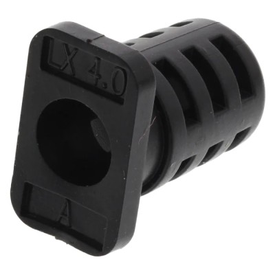 Hirose Black Ultra Low-Profile Bushing Connector with 5 mm Maximum Bundle Diameter LX40-12BS(4.0)