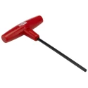 RS PRO T Handle Metric Hex Key Wrench 4 mm, Long Arm, Chrome Vanadium Steel, Chemical Black Plated 151-1509