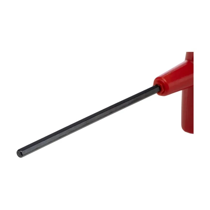 RS PRO T Handle Metric Hex Key Wrench 4 mm, Long Arm, Chrome Vanadium Steel, Chemical Black Plated 151-1509