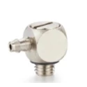 RS PRO Nickel Plated Brass Pneumatic Elbow Threaded-to-Tube Adapter Male M5 17 bar 80°C 235-1159