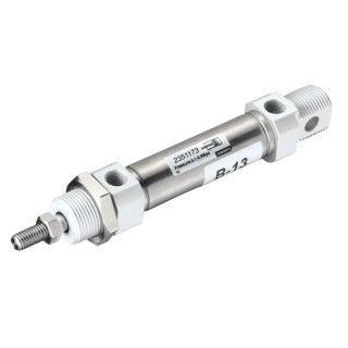 RS PRO Pneumatic Compact Cylinder 16mm Bore, 40mm Stroke, Double Acting Aluminium Body 235-1173