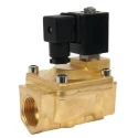 RS PRO Pneumatic Solenoid Valve NO Solenoid/Spring 220V, Brass Body, Nitrile Rubber Seal, 16 bar MAX 235-1267