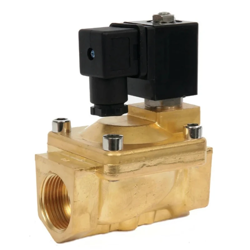 RS PRO Pneumatic Solenoid Valve NO Solenoid/Spring 220V, Brass Body, Nitrile Rubber Seal, 16 bar MAX 235-1267