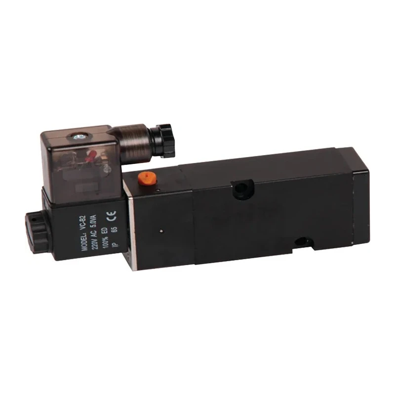 RS PRO Pneumatic Solenoid Valve 3/2 Interchangeable, 5/2 Solenoid/Spring Aluminium Body 1/4 Inch Port 8 Bar 235-1286