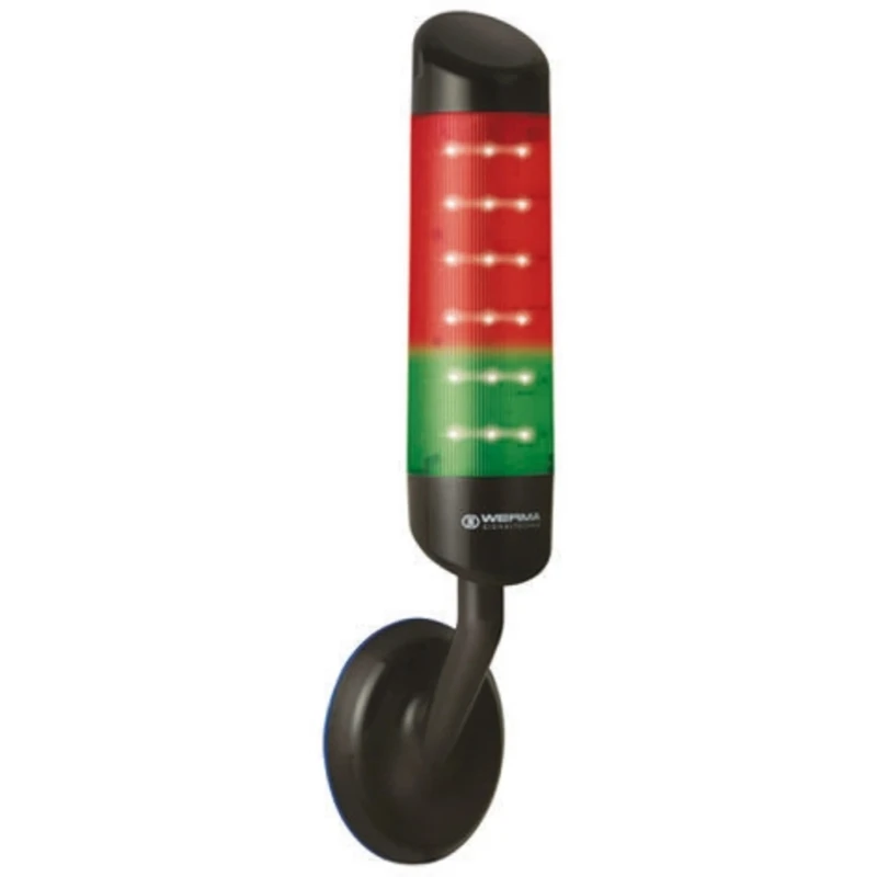 Werma CleanSIGN Series Clear Signal Tower Buzzer with 3 Lights 24V Wall Mount 695.200.55