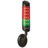 Werma CleanSIGN Series Clear Signal Tower Buzzer with 3 Lights 24V Wall Mount 695.200.55