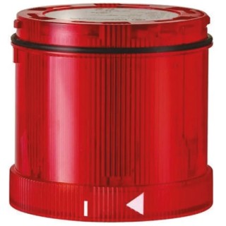 Werma 843 Series Red Steady Effect Beacon Unit, LED Bulb, 24V DC, IP54 843.180.55