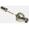 Amphenol RF BNC Series Coaxial Connector Panel Mount Female BNC, 50 Ω, Straight Body Crimp B6721A1-NT3G-1-50