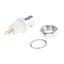 Amphenol RF BNC Series Coaxial Connector Panel Mount Female, 75 Ω, Straight Body Nickel Plated Solder B6651B1-NNYL3G-75
