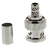 Amphenol RF BNC Series Coaxial Connector Cable Male BNC, 75 Ω, Straight Body Crimp B1121A1-ND3G-3-75