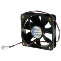 ebm-papst 600 F Series Compact DC Axial Fan 24V dc 1.1 W 45 mA IP20 60 mm Square Frame 