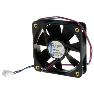 ebm-papst 600 F Series Compact DC Axial Fan 24V dc 1.1 W 45 mA IP20 60 mm Square Frame 