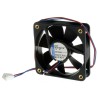 ebm-papst 600 F Series Compact DC Axial Fan 24V dc 1.1 W 45 mA IP20 60 mm Square Frame