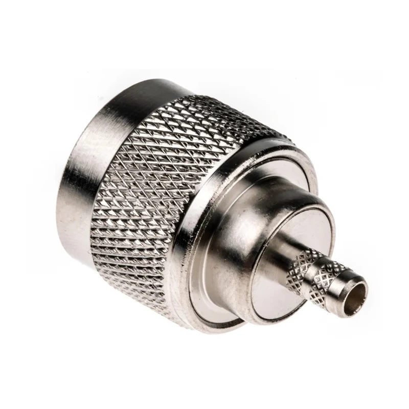 Amphenol RF N Type Series Coaxial Connector Cable Male N Connector, 50 Ω, Straight Body Crimp N1121A1-NT3G-1-50