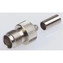 Amphenol RF TNC Series Coaxial Connector Cable Female TNC, 50Ω, Straight Body Crimp RT6121A1-NT3G-1-50