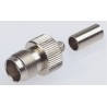 Amphenol RF TNC Series Coaxial Connector Cable Female TNC, 50Ω, Straight Body Crimp RT6121A1-NT3G-1-50