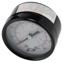 RS PRO 50 mm Steel Case Back Entry Pressure Gauge BSP 1/8 in Connection 160psi 235-1295