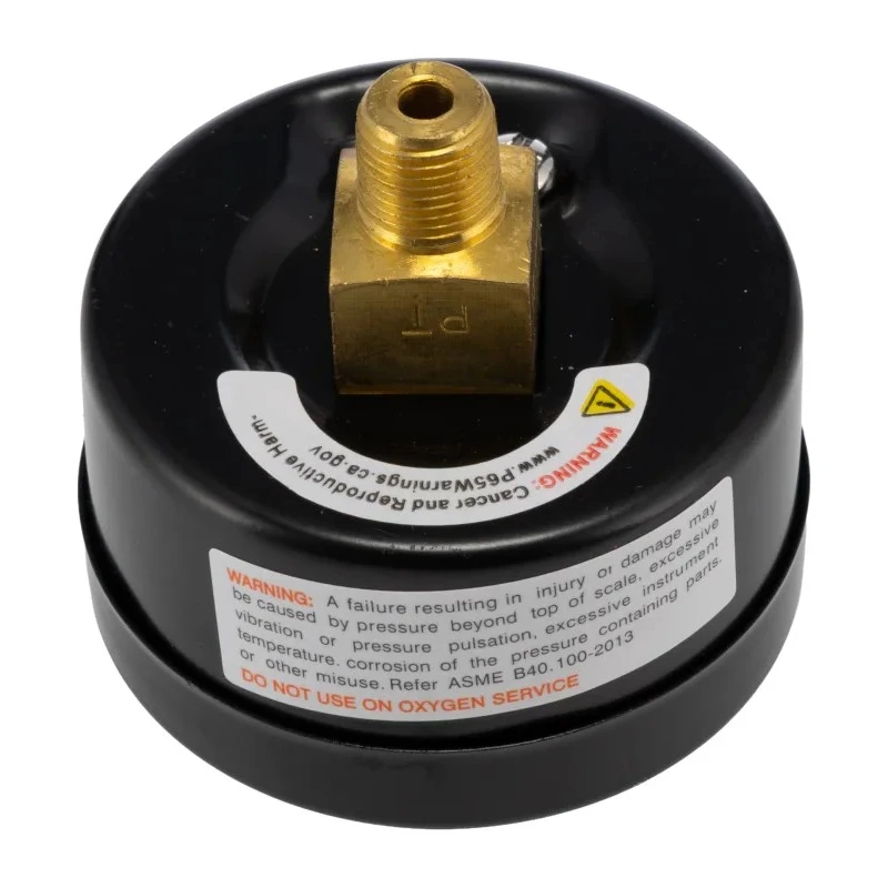 RS PRO 50 mm Steel Case Back Entry Pressure Gauge BSP 1/8 in Connection 160psi 235-1295