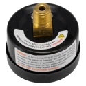 RS PRO Steel Case 40 mm Dial Dual Scale BSP 1/8 inch BSP 1/8 inch Pressure Gauge 0 to 30 psi 235-1289