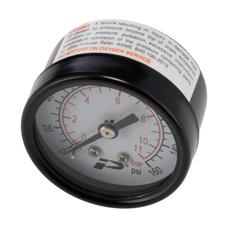 RS PRO 40 mm Steel Case Back Entry Pressure Gauge 160 psi 1/8 in BSP Thread 235-1292