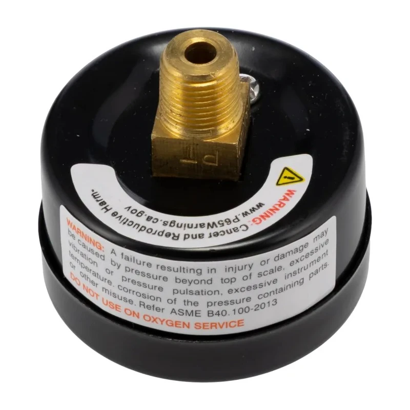 RS PRO 40 mm Steel Case Back Entry Pressure Gauge 160 psi 1/8 in BSP Thread 235-1292