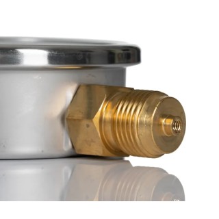 RS PRO 100 mm BSP 1/2 in 1/2 in BSP Pressure Gauge 200 psi 235-1297