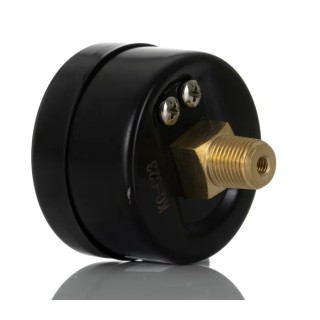 RS PRO 40 mm BSP 1/8 in BSP 1/8 in Vacuum Gauge 0bar 235-1298