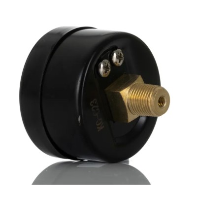 RS PRO 40 mm BSP 1/8 in BSP 1/8 in Vacuum Gauge 0bar 235-1298