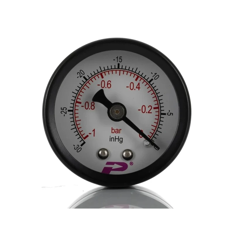 RS PRO 40 mm BSP 1/8 in BSP 1/8 in Vacuum Gauge 0bar 235-1298