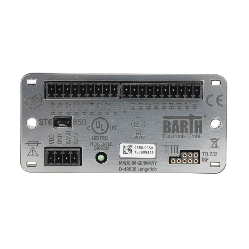 BARTH lococube mini-PLC Series PLC I/O Module, 10-Input Digital Analogue, 9 Outputs Solid State PWM Output 0850-0850