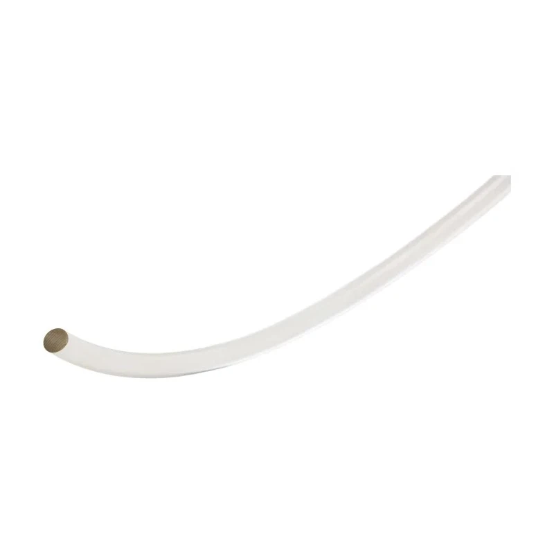 RS PRO Clear Round Polyurethane Belt 5 mm Diameter 5 m Length for 40 mm Minimum Pulley Diameter 701-0647