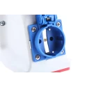 Kopp Industrial Socket Wall Mount Rated 16A 250V IP44, 2 Sockets, 5-Pole Configuration IP44