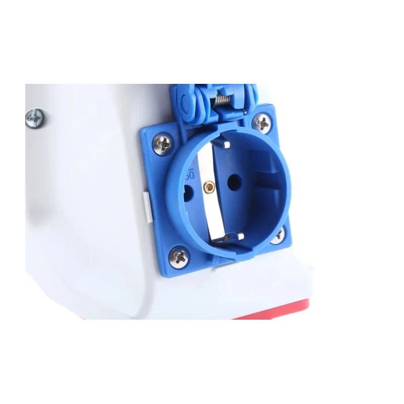Kopp Industrial Socket Wall Mount Rated 16A 250V IP44, 2 Sockets, 5-Pole Configuration IP44