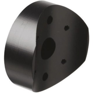 Werma Incandescent Black Pole Adapter for use with 894 Traffic Light Beacons, 494 975.894.02