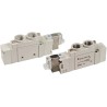SMC Pneumatic Solenoid Valve, 5 Ports, Port Size G 1/4, Voltage 24V dc,  SY7000