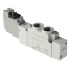 SMC Pneumatic Solenoid Valve 5-Port, 5/2 Function, 24V DC, Die Cast Aluminium Body, G 1/4 Port SY7000