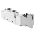 SMC Pneumatic Solenoid Valve 5-Port, 5/2 Function, 24V DC, Die Cast Aluminium Body, G 1/4 Port SY7000