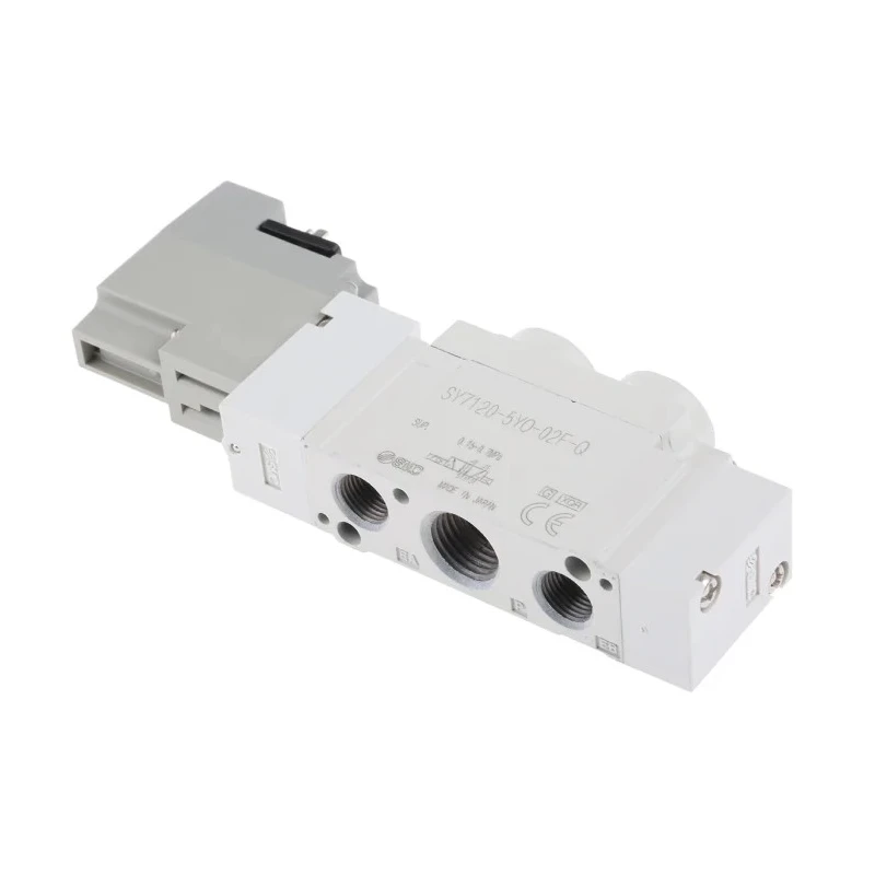 SMC Pneumatic Solenoid Valve 5-Port, 5/2 Function, 24V DC, Die Cast Aluminium Body, G 1/4 Port SY7000