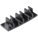 SMC 6 Tubes Polypropylene Tube Clip for Tube Diameter 10 mm OD, Operating Temperature -20°C to 60°C TM-10