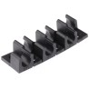 SMC 6 Tubes Polypropylene Tube Clip for Tube Diameter 10 mm OD, Operating Temperature -20°C to 60°C TM-10