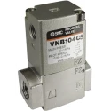 SMC Vacuum Pilot Pneumatic Actuated Valve, External Pilot Solenoid, Air Operated, 7 Mpa, Rc(PT) 1/2 in VNB204B-F15A