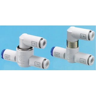 SMC Pneumatic Shuttle Valve VR12 Series 480L/min Flow Rate Shuttle (OR), AND Logic Function 1 Mpa Max Operating Pressure 