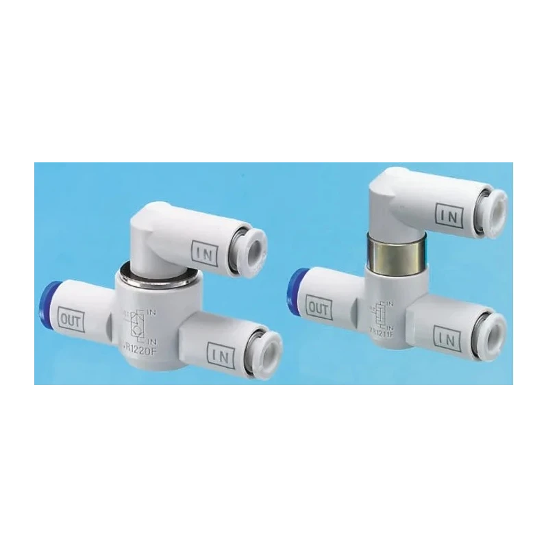SMC Pneumatic Shuttle Valve VR12 Series 480L/min Flow Rate Shuttle (OR), AND Logic Function 1 Mpa Max Operating Pressure 