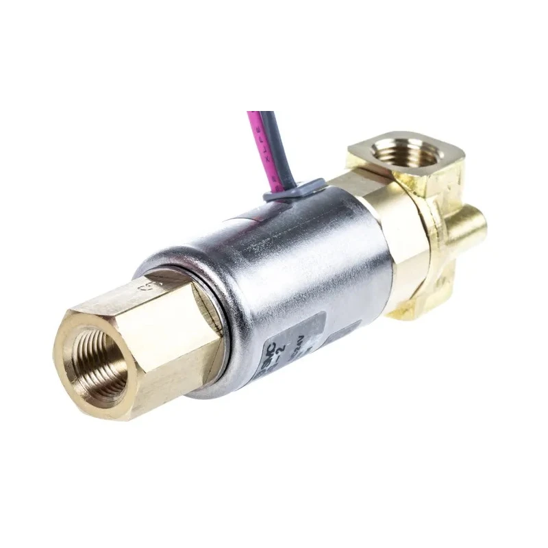 SMC Solenoid Valve 3 Port NO/NC Brass Body 24V DC 10 Bar Maximum Operating Pressure VDW250-5G-2-01F-Q
