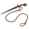 Ergodyne Standard Polyester Aluminium Elastic Tool Lanyard 4.5 kg Capacity E3110F(X)