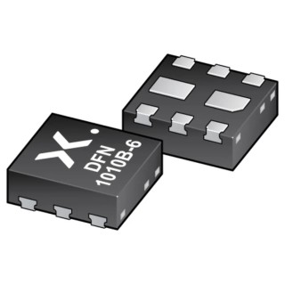 Nexperia N-Channel MOSFET 600 mA 20 V Enhancement 8-Pin DFN PMDXB600UNEZ