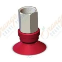 SMC 20 mm Flat Nitrile Rubber (NBR) Pneumatic Suction Cup Female Thread 1/8 in ZPT20UN-B01