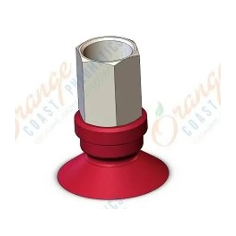 SMC 20 mm Flat Nitrile Rubber (NBR) Pneumatic Suction Cup Female Thread 1/8 in ZPT20UN-B01