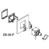 SMC Panel Mount For Use With General Fluids Stainless Steel 630 and 304 ZS-35-F