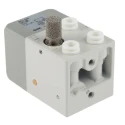 SMC Push Button Pneumatic Manual Control Valve Series, 5 mm Thread, 3/2 Function, Die Cast Aluminium, Max Pressure 1 MPa VR51